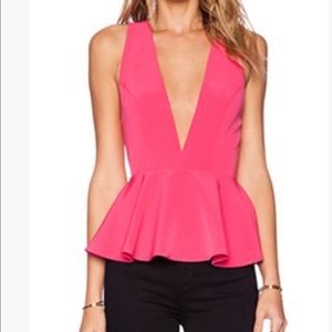 Lovers + Friends Peplum Top